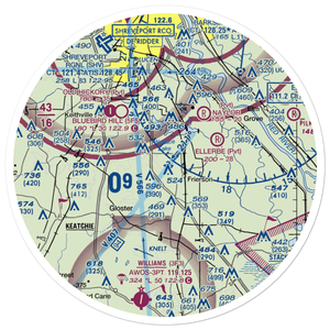 Heinsohn's Airfield (78LA) VFR Sectional Sticker (30 mile)