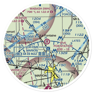 Fox Station Airport (78II) VFR Sectional Sticker (20 mile)