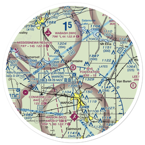 Fox Station Airport (78II) VFR Sectional Sticker (30 mile)