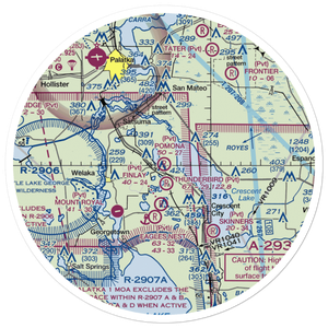 Pomona Landing Airport (78FL) VFR Sectional Sticker (30 mile)