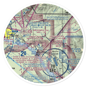 Lakewood Airport (78AA) VFR Sectional Sticker (30 mile)