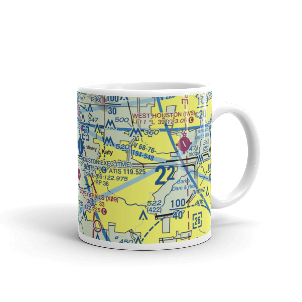 Woods Airport (77TX) VFR Sectional  Mug 