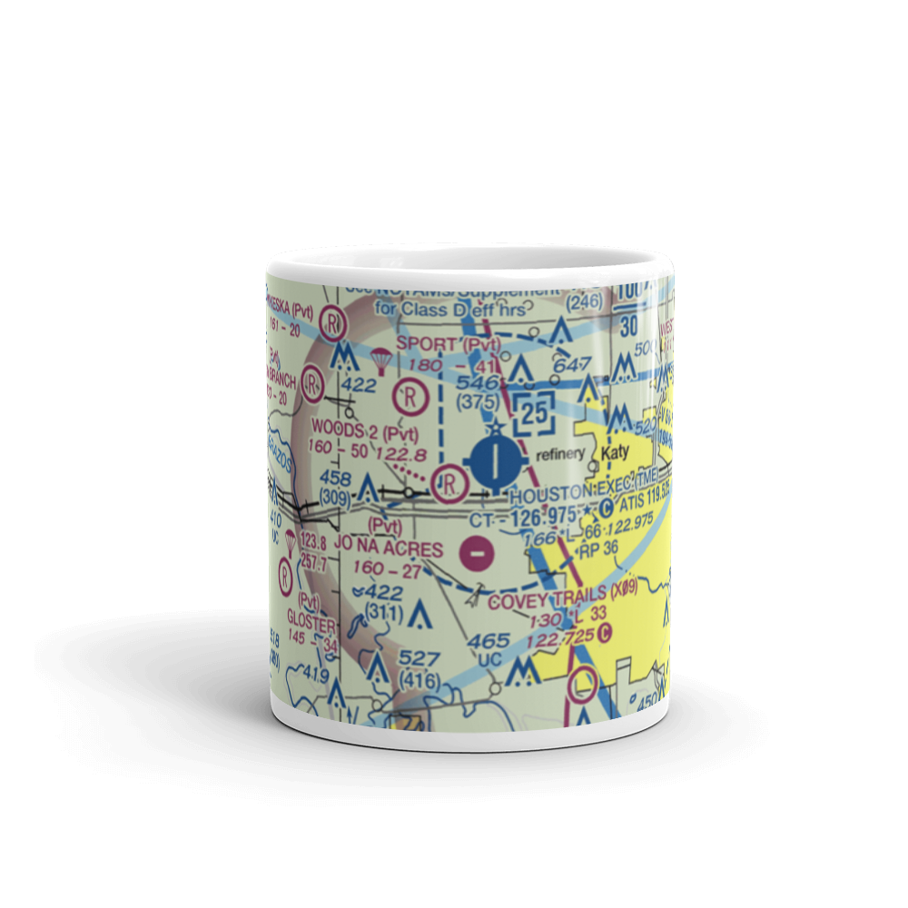 Woods Airport (77TX) VFR Sectional  Mug 