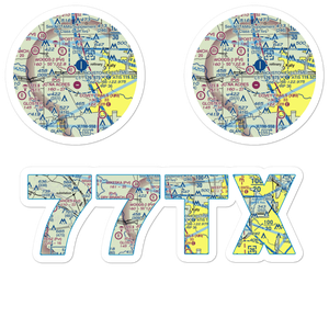 Woods Airport (77TX) VFR Sectional Sticker Pack