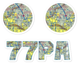 Nardo Airport (77PA) VFR Sectional Sticker Pack