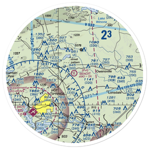 Benoit Airfield (77AR) VFR Sectional Sticker (30 mile)