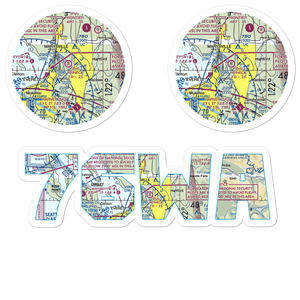 Heineck Farm Airport (76WA) VFR Sectional Sticker Pack