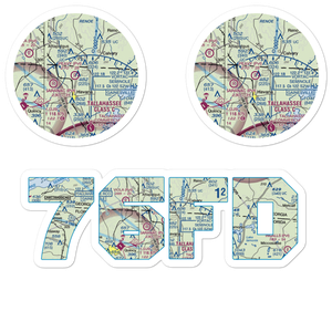 Peavy Farms Airport (76FD) VFR Sectional Sticker Pack