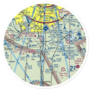 Triple R Airport (75XS) VFR Sectional Sticker (30 mile)