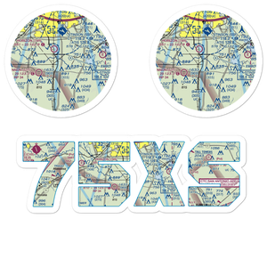 Triple R Airport (75XS) VFR Sectional Sticker Pack