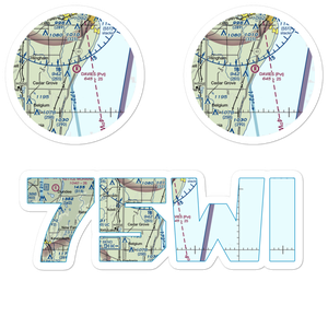 Smies Airport (75WI) VFR Sectional Sticker Pack