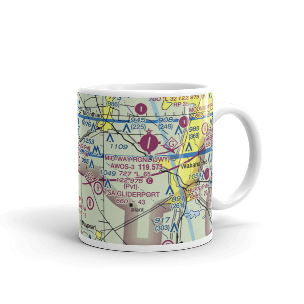 Venus Airport (75TS) VFR Sectional  Mug 