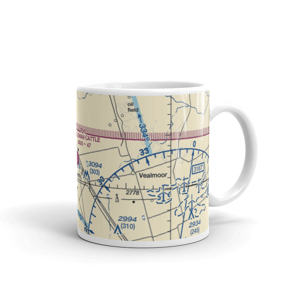 Coleman Cattle Company Nr 1 Airport (75TA) VFR Sectional  Mug 