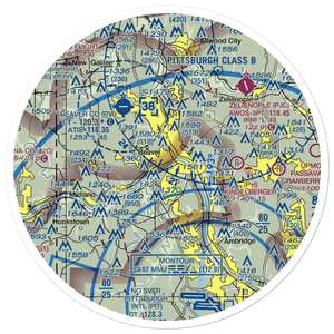 Beaver Seaplane Base (75PN) VFR Sectional Sticker (30 mile)