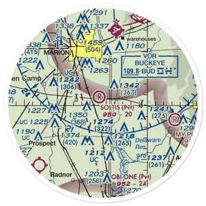 Soltis Field (75OI) VFR Sectional Sticker (20 mile)