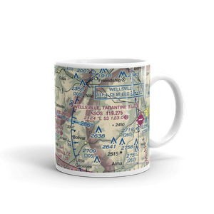 Reiss Game Farm Airport (75NY) VFR Sectional  Mug