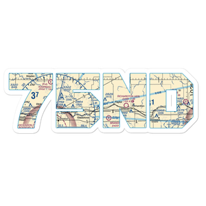 Jurgens Airstrip (75ND) VFR Sectional Sticker