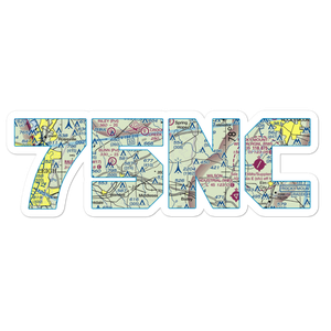 Jw Stone Airport (75NC) VFR Sectional Sticker