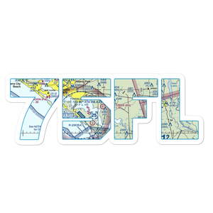 Sandy Creek Airpark (75FL) VFR Sectional Sticker