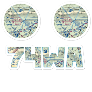 Mattawa Air Strip (74WA) VFR Sectional Sticker Pack