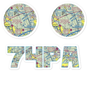 Shontz Airport (74PA) VFR Sectional Sticker Pack