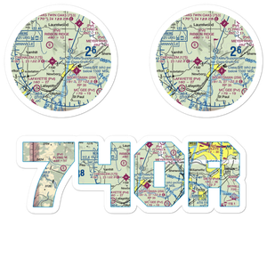 Stan Jost Airport (74OR) VFR Sectional Sticker Pack