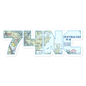 Benton Farm Airport (74NC) VFR Sectional Sticker