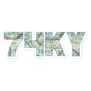 Terry Field (74KY) VFR Sectional Sticker