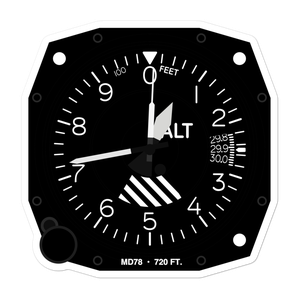 Woodbine Airport (MD78) Altimeter Stickers