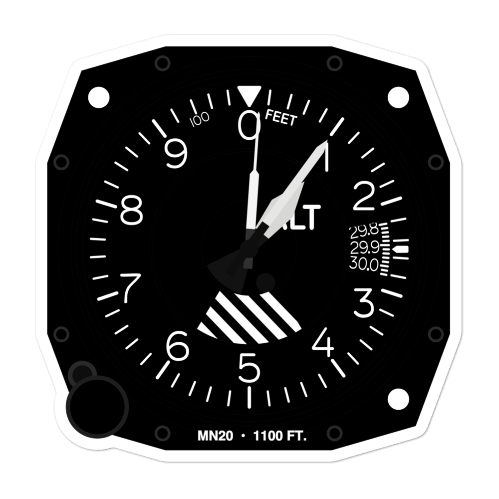 Runke's Field (MN20) Altimeter Stickers 