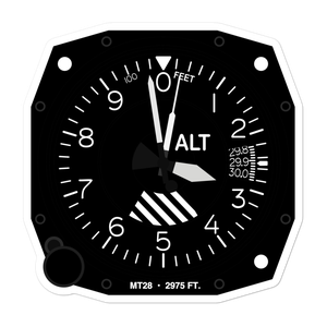 Kalispell Regional Hospital Heliport (MT28) Altimeter Stickers