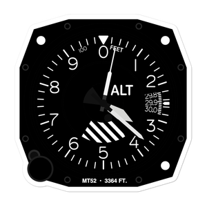 Nine Mile Airport (MT52) Altimeter Stickers