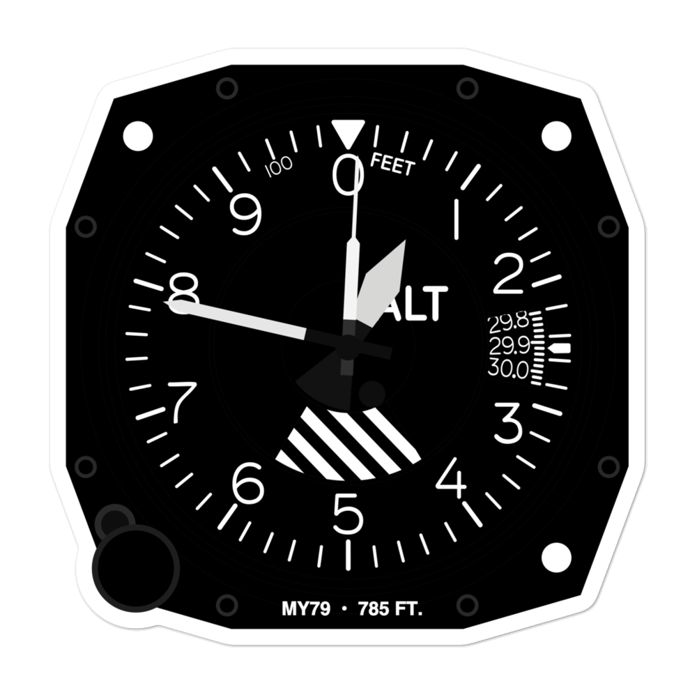 Children's Hospital  -St Paul Heliport (MY79) Altimeter Stickers 