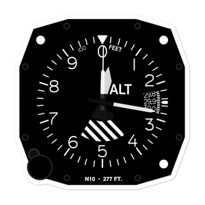 Perkiomen Valley Airport (N10) Altimeter Stickers