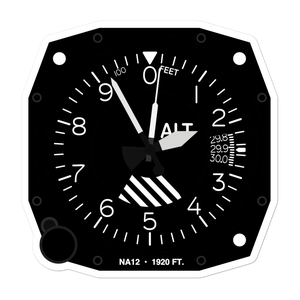 Johnson Private Airport (NA12) Altimeter Stickers