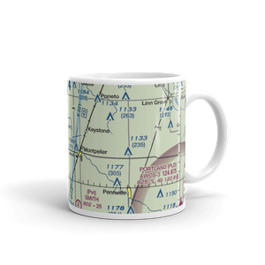 Tucker Farms Airport (74IN) VFR Sectional  Mug