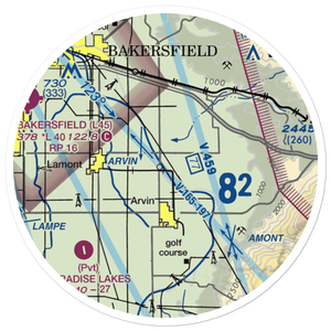 Di Giorgio Ranch Landing Strip (74CL) VFR Sectional Sticker (20 mile)