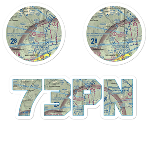 Finkhaven Airport (73PN) VFR Sectional Sticker Pack