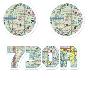 Ribbon Ridge Airport (73OR) VFR Sectional Sticker Pack