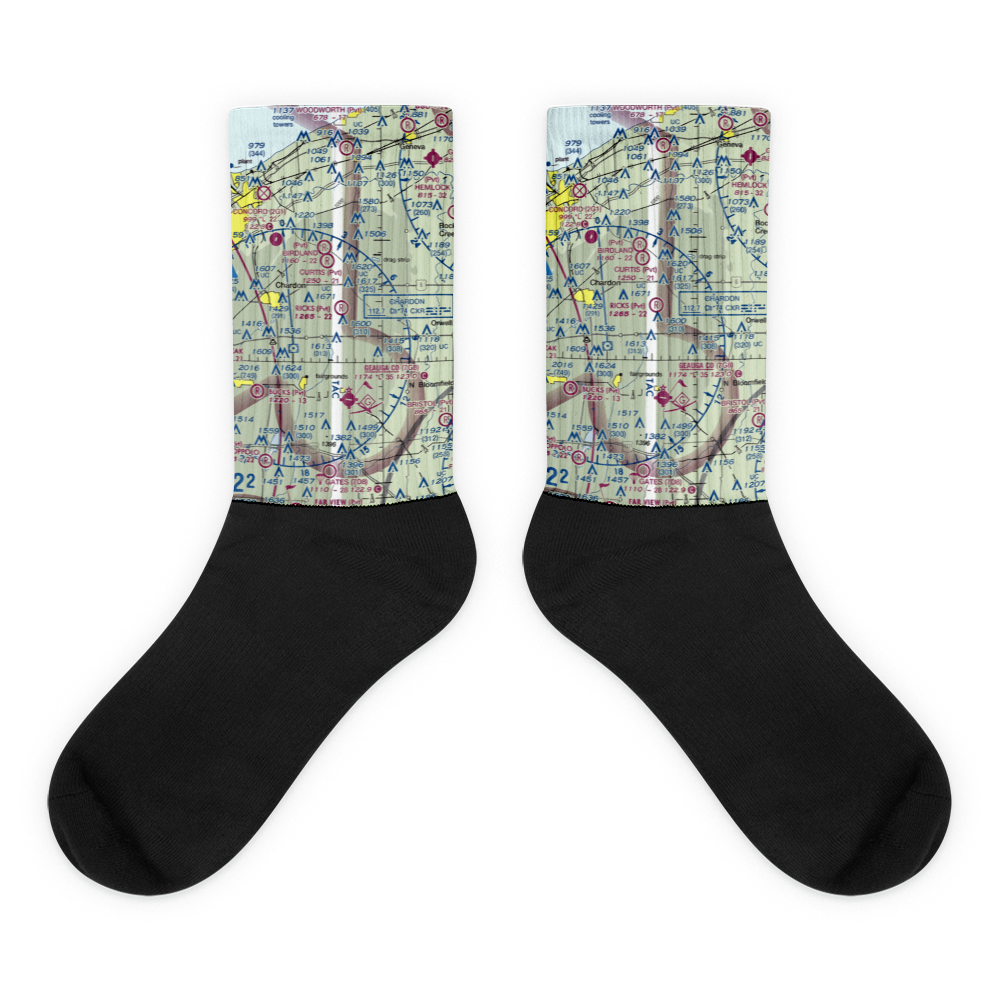 Rick's Airport (73OI) VFR Sectional Socks 