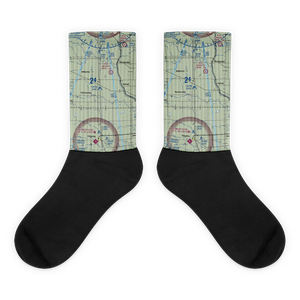 M Heart Ranch Airport (73ND) VFR Sectional Socks