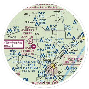 Dogwood Airport (73AR) VFR Sectional Sticker (20 mile)