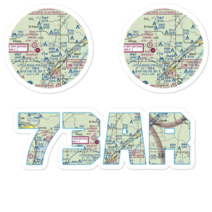 Dogwood Airport (73AR) VFR Sectional Sticker Pack