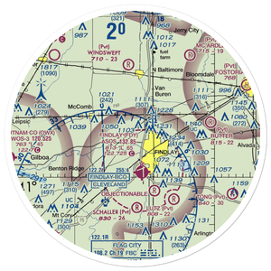 Tathams' STOLport (72OI) VFR Sectional Sticker (30 mile)