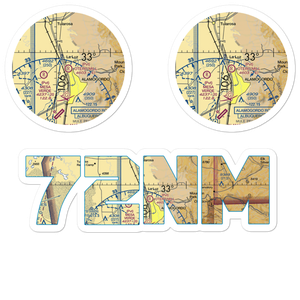 Otero Mill Airport (72NM) VFR Sectional Sticker Pack