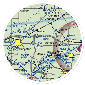 Foley Airport (72LL) VFR Sectional Sticker (20 mile)
