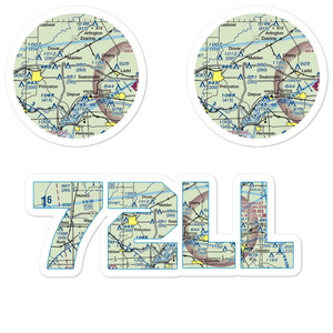 Foley Airport (72LL) VFR Sectional Sticker Pack