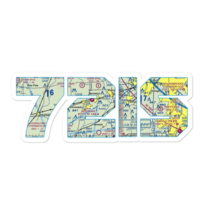 Wiley Updike Airport (72IS) VFR Sectional Sticker