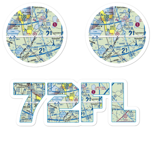 Gator Airpark (72FL) VFR Sectional Sticker Pack
