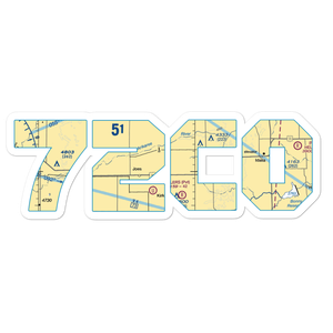 Idler Bro's Airport (72CO) VFR Sectional Sticker